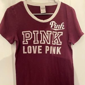 PINK Victoria’s Secret Ringer Tee